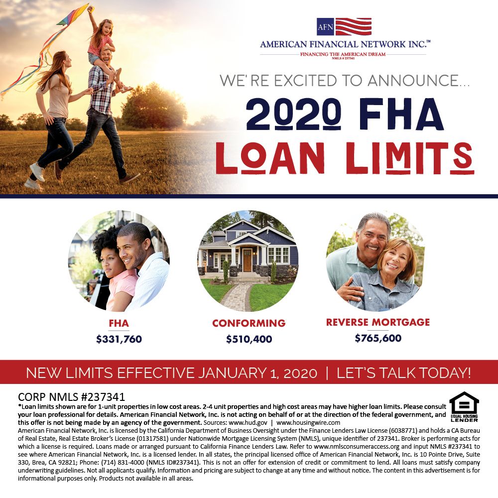 Fha New Loan Limits For 2021 TESATEW