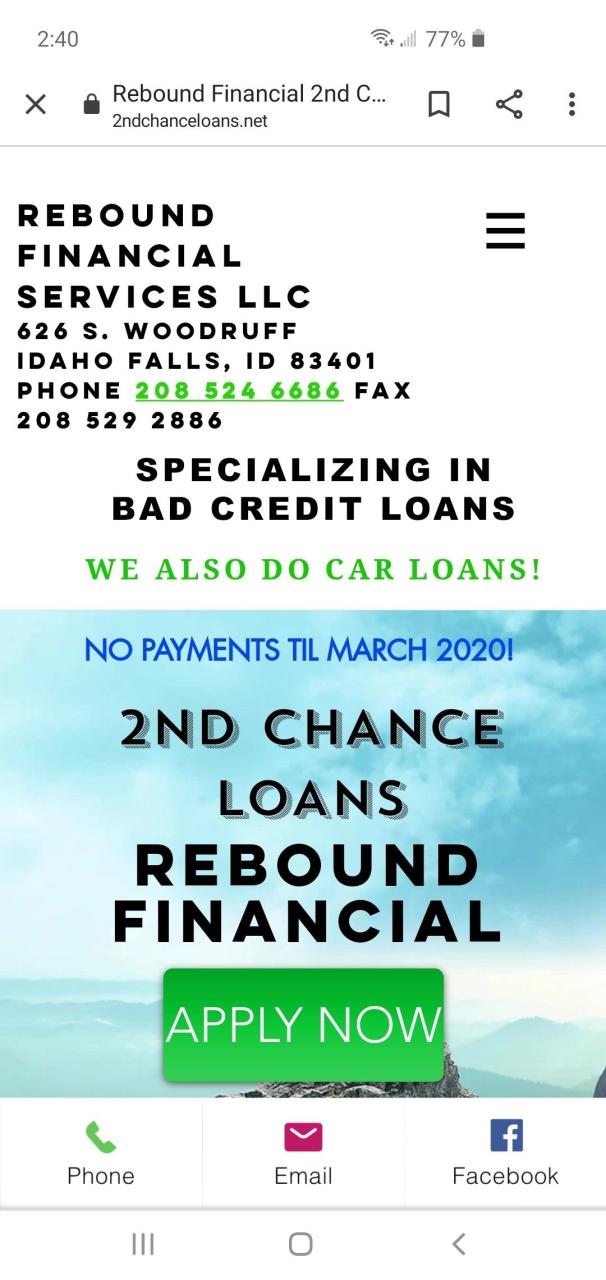 2nd Chance & Bad Credit Loans up to 10,000 Loans for bad credit, No