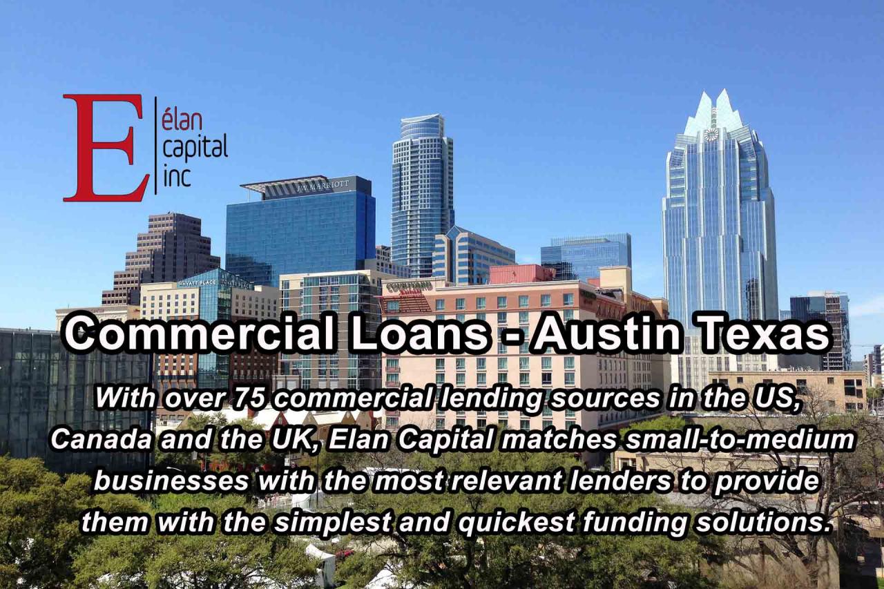Commercial Loans Austin Texas Elan Capital Inc