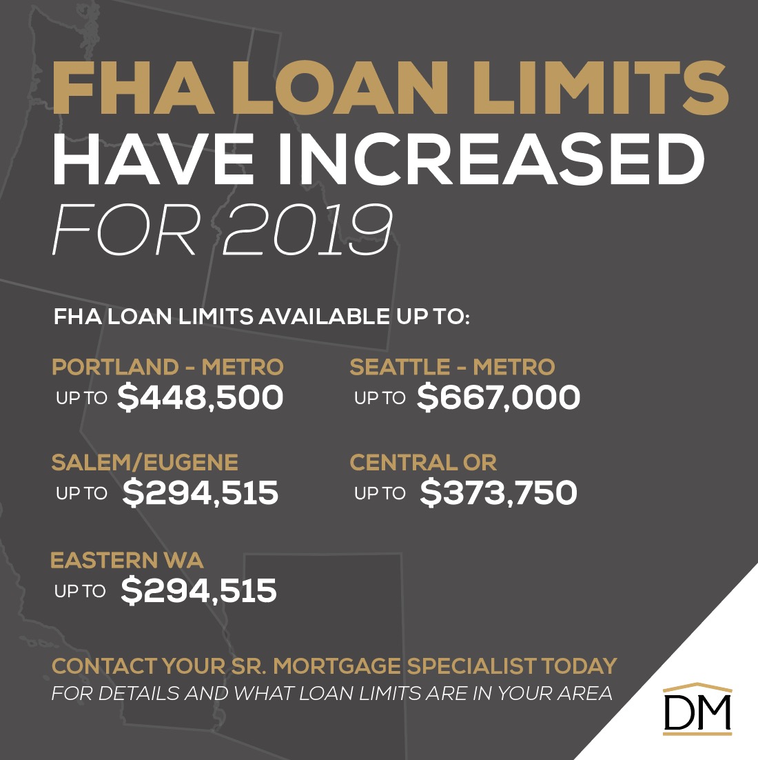 FHA Loan Limits To Increase In Most Of U.S. In 2019 — Directors Mortgage