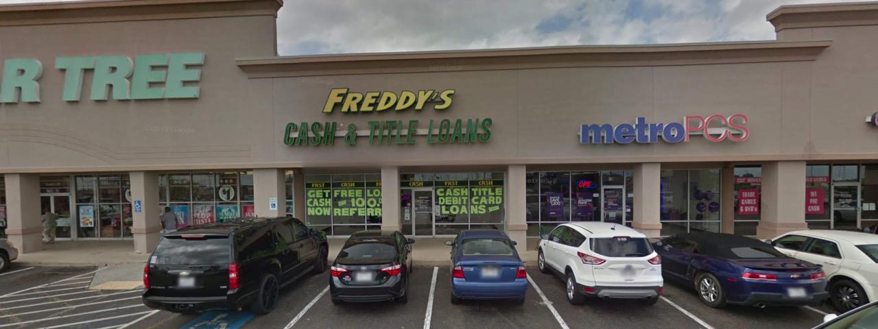 Texarkana Richmond Road Location Freddy's Fast Cash