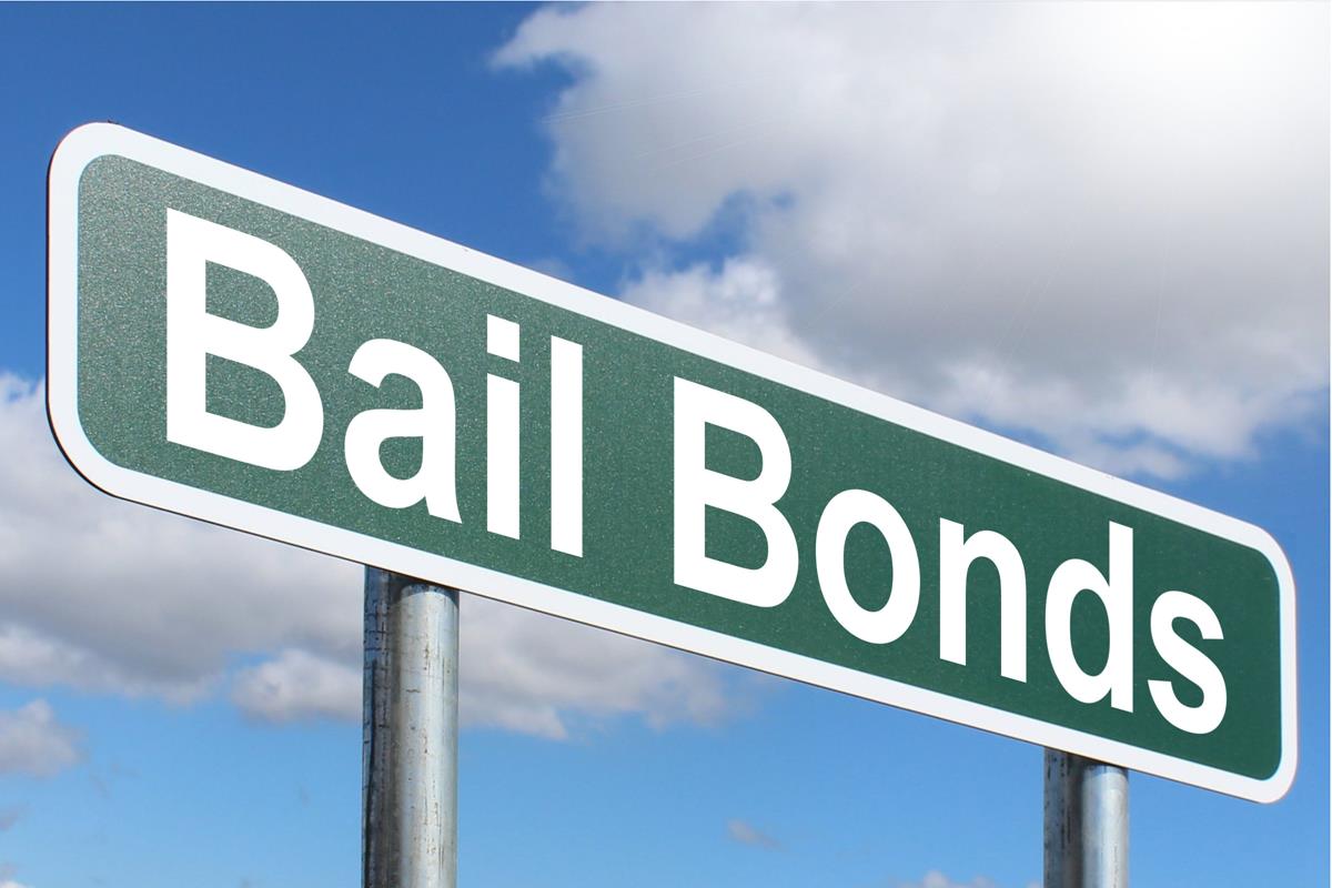 Bail Bond Free of Charge Creative Commons Green Highway sign image