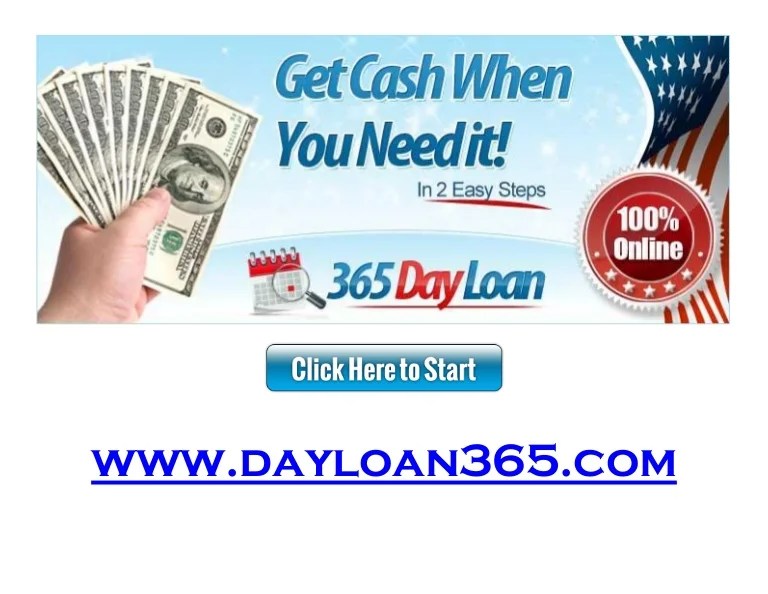 Cash advance loans