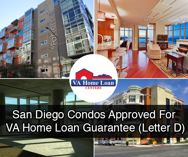San Diego Condos Approved For Military VA Home Loan