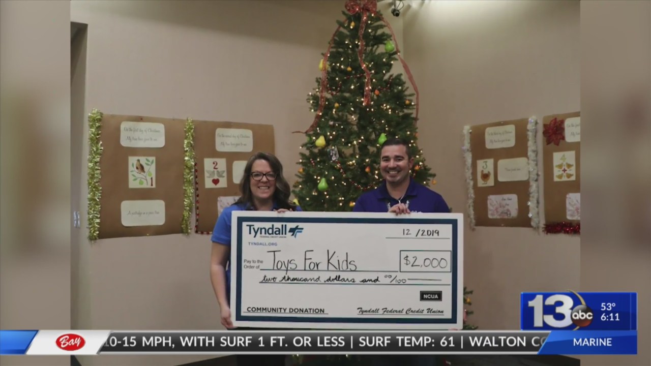 Tyndall Federal Credit Union gives back during holiday season